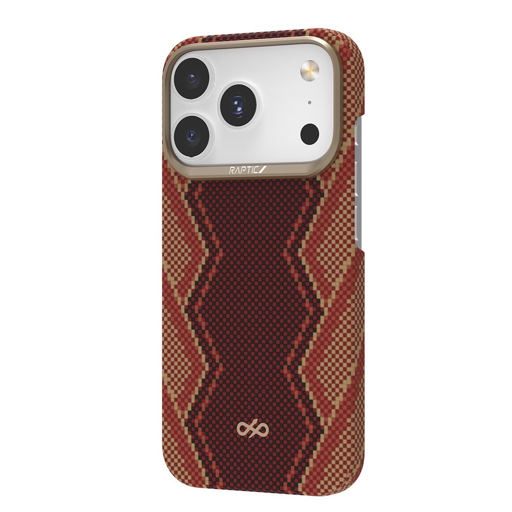 Apple iPhone 17 Pro Max Kılıf M-safe Şarj Özellikli Raptic Aramid Skin Bionic Serisi Kapak