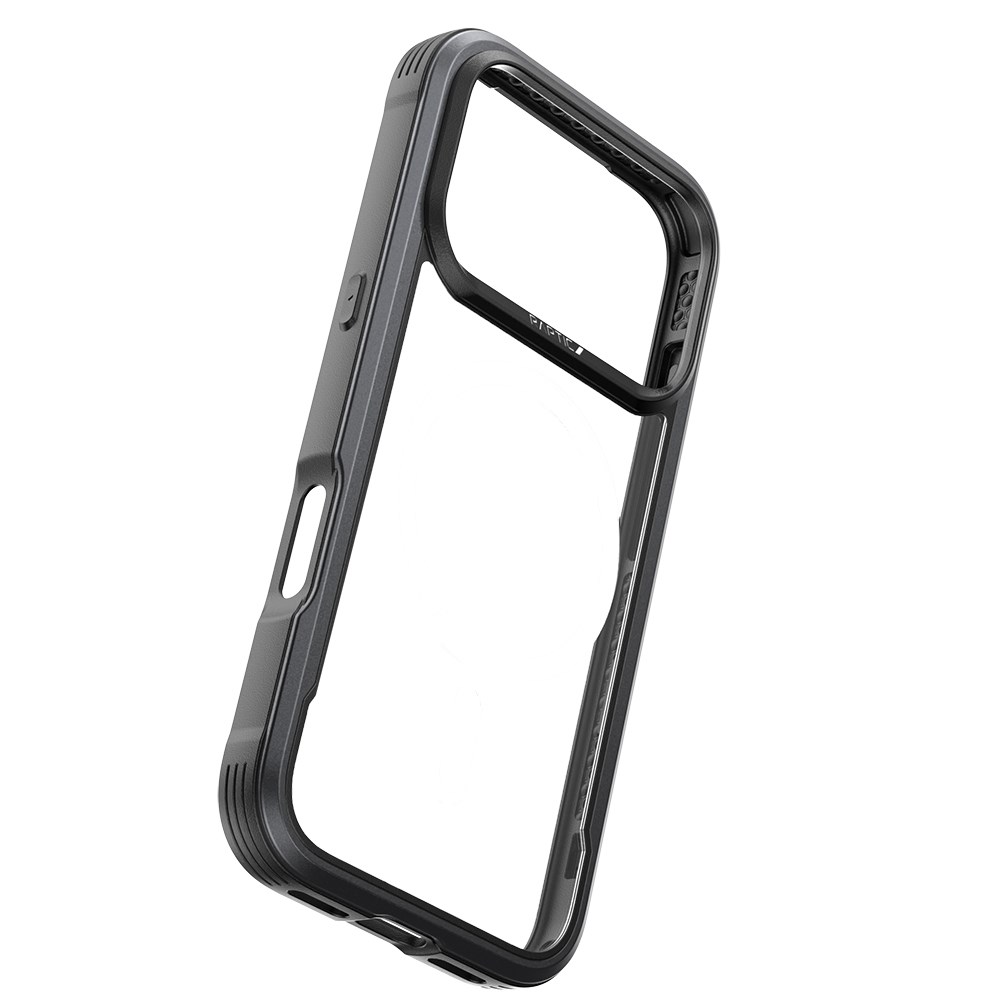 Apple iPhone 17 Pro Max Kılıf M-safe Şarj Özellikli Airbagli Raptic Shield Serisi Şeffaf Arka Yüzey Kapak