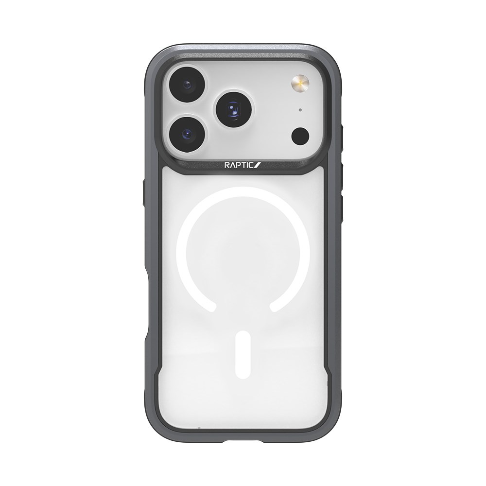 Apple iPhone 17 Pro Max Kılıf M-safe Şarj Özellikli Airbagli Raptic Shield Serisi Şeffaf Arka Yüzey Kapak
