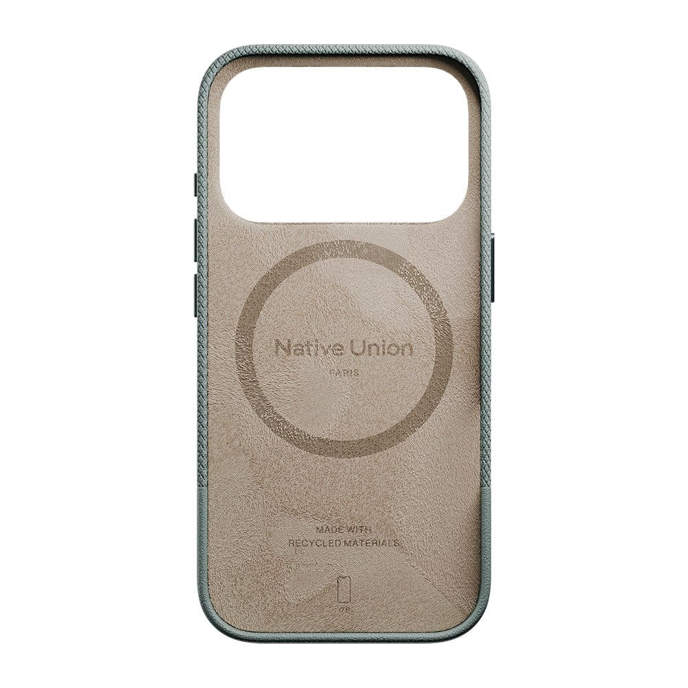 Apple iPhone 17 Pro Max Kılıf M-safe Şarj Özellikli Deri Dokulu Native Union RE Classic Serisi Kapak