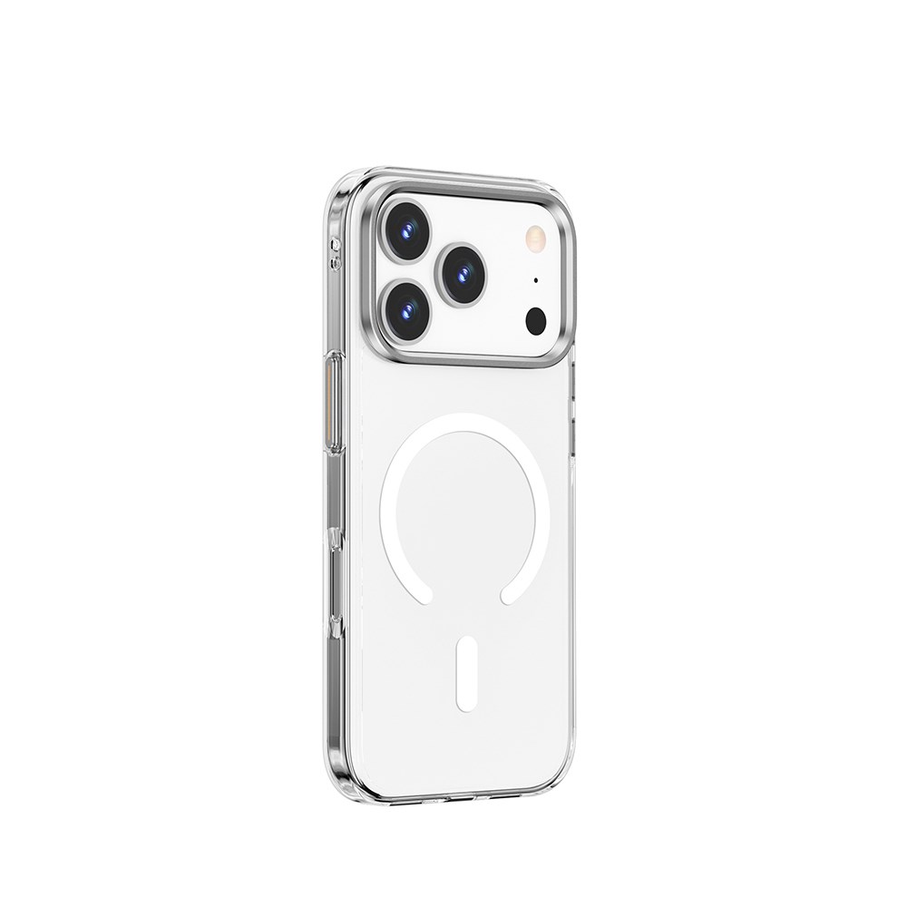 Apple iPhone 17 Pro Max Kılıf M-safe Şarj Özellikli Wiwu YXK-208 Invisible Ultra Sert PC Kapak