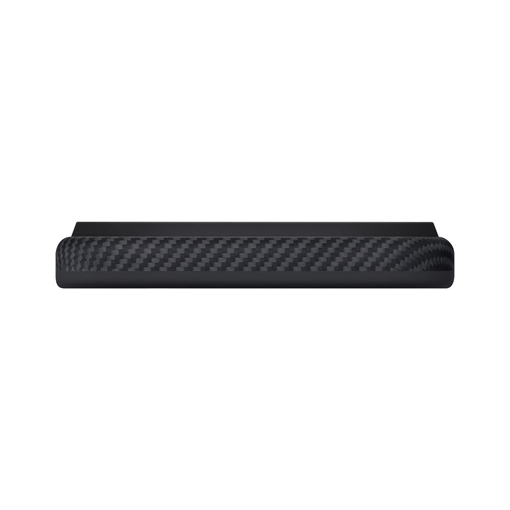 Apple iPhone 17 Pro Max Kılıf M-safe Şarj Özellikli 1500D Aramid Fiber Pitaka Military-Grade Classic Serisi Black-Grey Twill Kapak