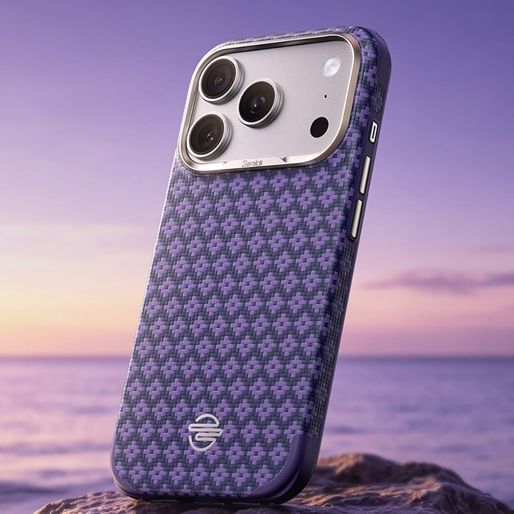 Apple iPhone 17 Pro Max Kılıf M-Safe Şarj Özellikli Benks ArmorPro ArmorEdge X9 Serisi Kevlar Kapak