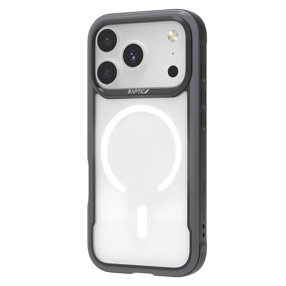 Apple iPhone 17 Pro Max Kılıf M-safe Şarj Özellikli Airbagli Raptic Shield Serisi Şeffaf Arka Yüzey Kapak