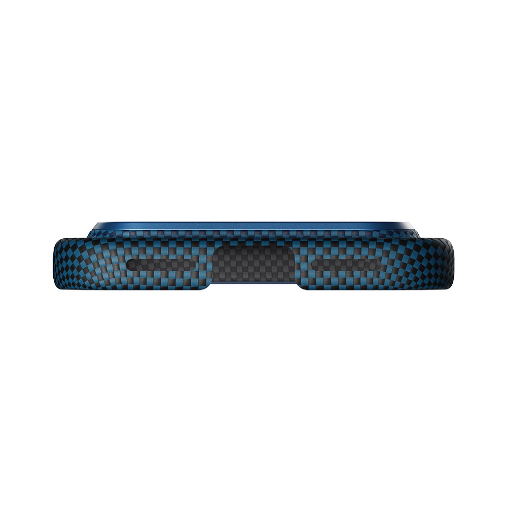 Apple iPhone 17 Pro Max Kılıf M-safe Şarj Özellikli Aramid Fiber Pitaka Tactile Woven Sunset-Moonrise Serisi Kapak