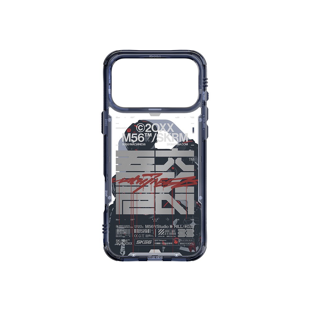 Apple iPhone 17 Pro Max Kılıf Skinarma M-Safe Şarj Özellikli IML Baskılı X M56 Kapak