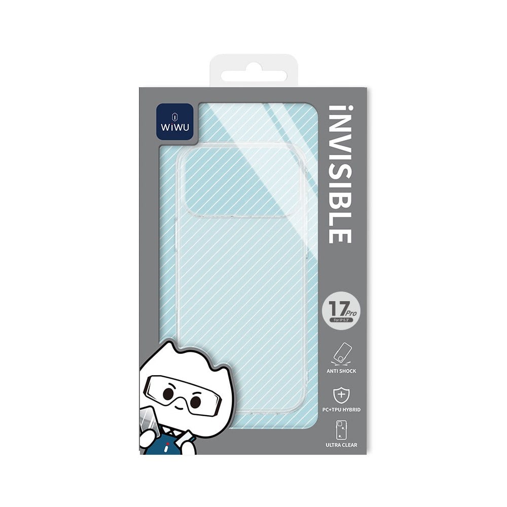 Apple iPhone 17 Pro Max Kılıf Wiwu YXK-206 Invisible Sert PC Kapak