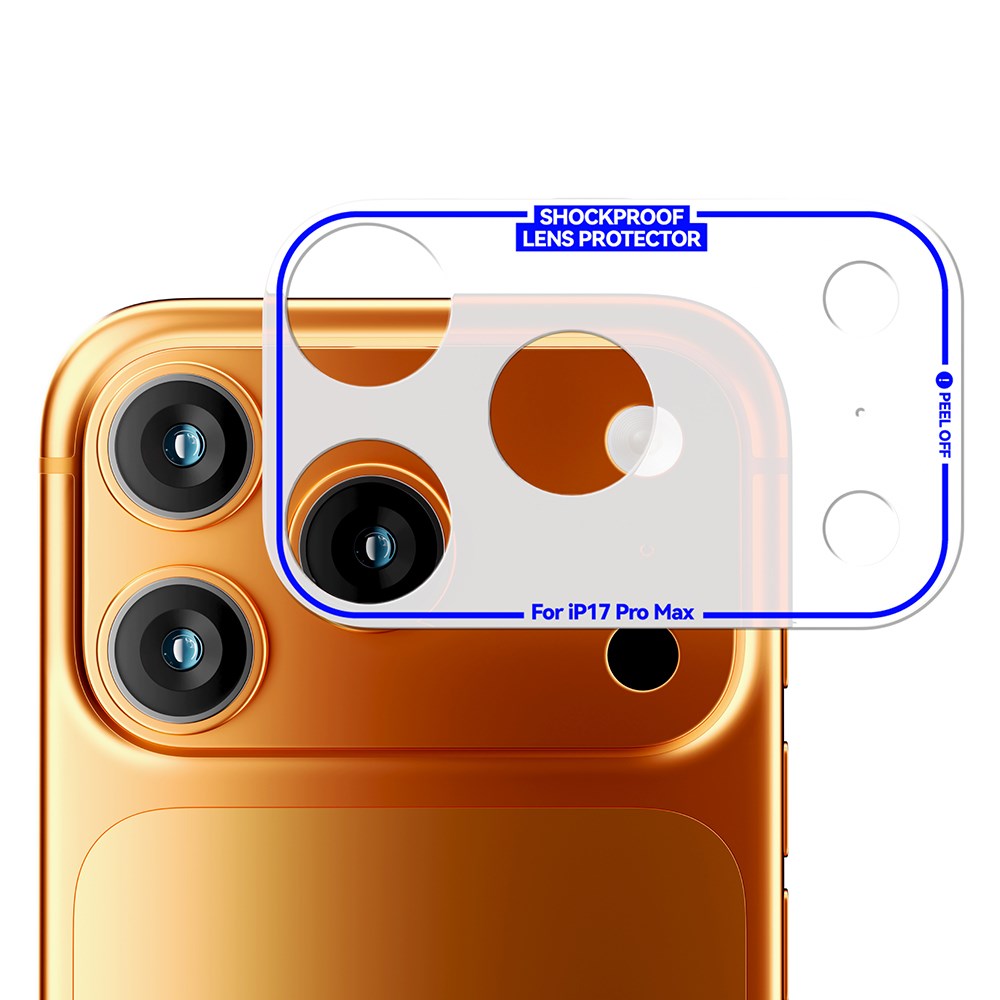 Apple iPhone 17 Pro Max Mohseven Pet Film Kamera Çerçeve Koruyucu