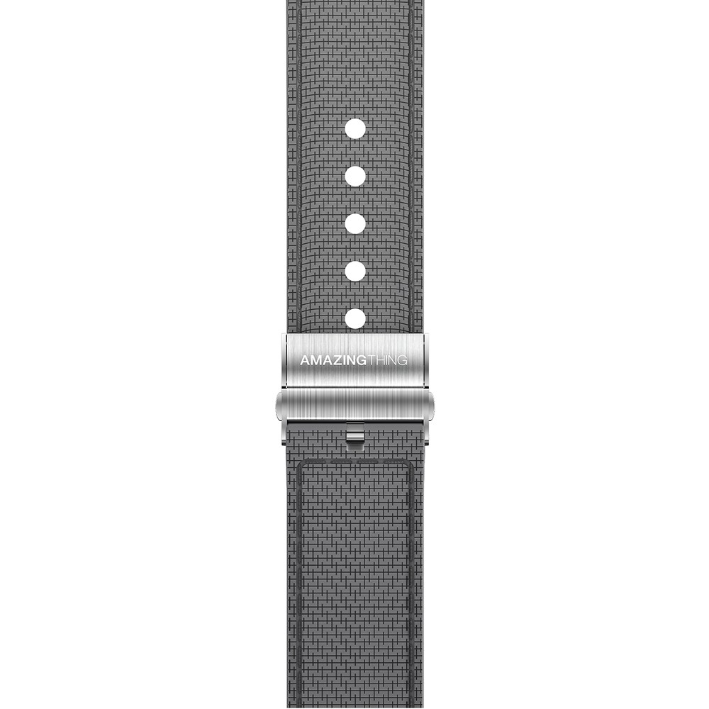 Apple Watch 10 42mm Amazingthing Titan Swift Deri Dokulu Silikon Kordon