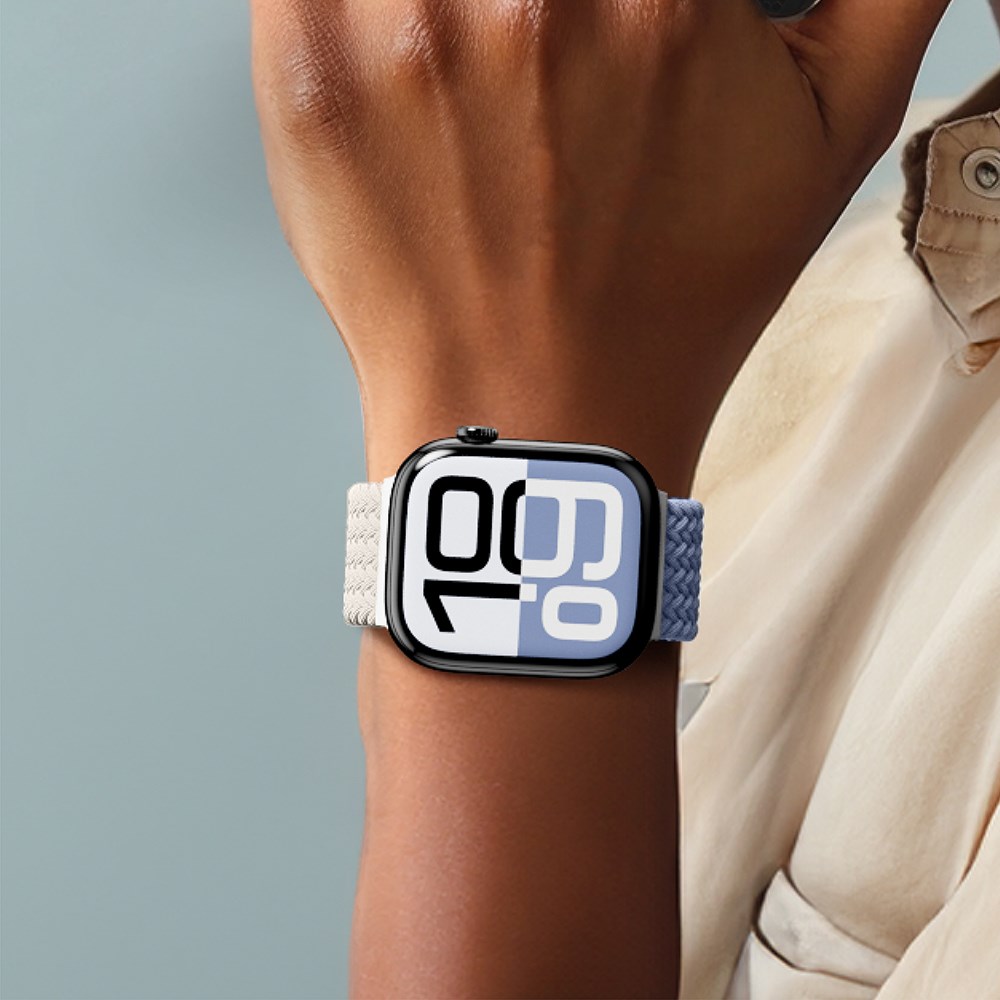 Apple Watch 10 46mm Amazingthing Glamour Blend Hasır Kordon
