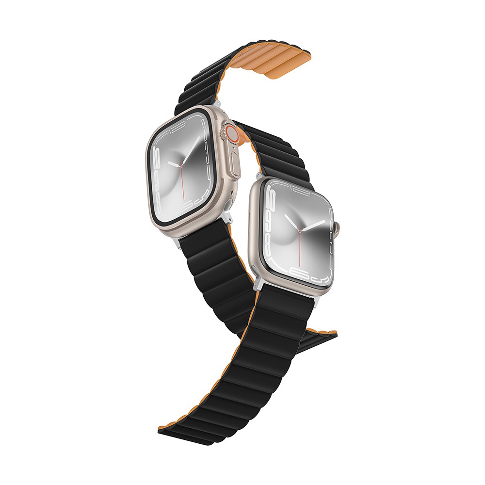 Apple Watch 10 46mm Amazingthing Smoothie Mag Magnetik Tak Çıkar Silikon Strap Kayış