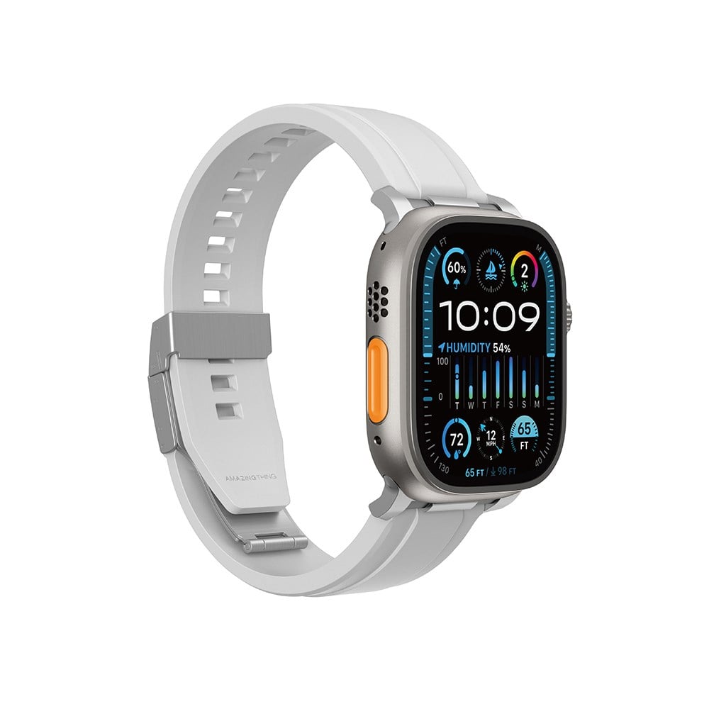 Apple Watch 10 46mm Amazingthing Titan Chrono Silikon Kordon