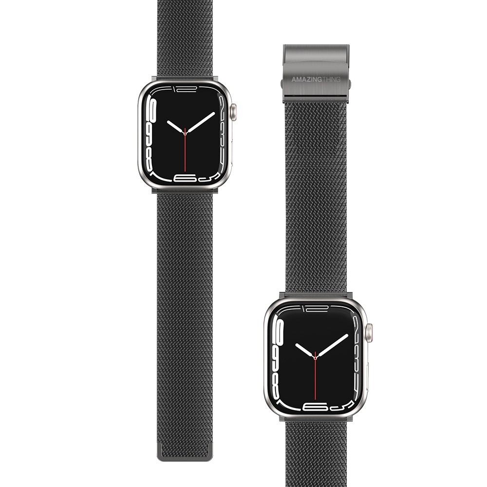 Apple Watch 10 46mm Amazingthing Titan Metal Hasır Kordon