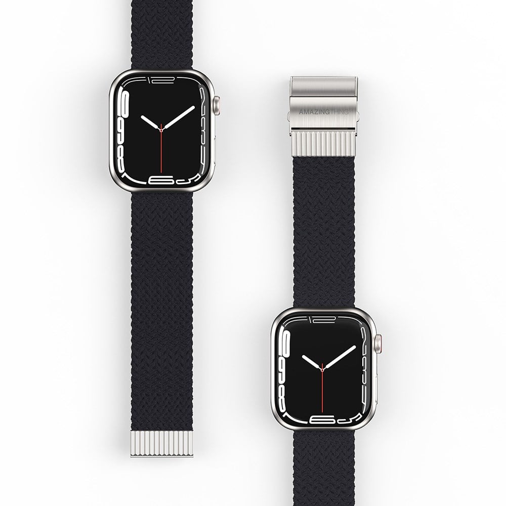 Apple Watch 10 46mm Amazingthing Titan Weave Örgü Sport Kordon
