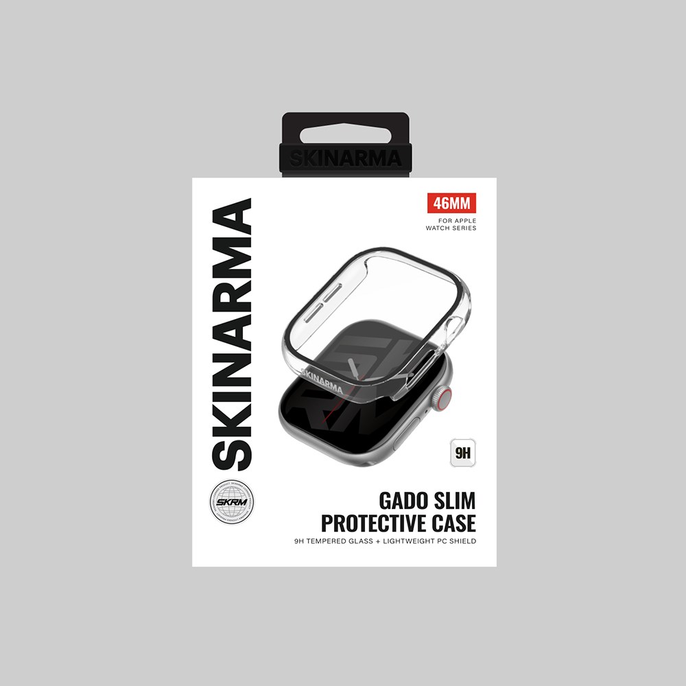 Apple Watch 10 46mm Skinarma Gado Sert Silikon Kasa ve Ekran Koruyucu