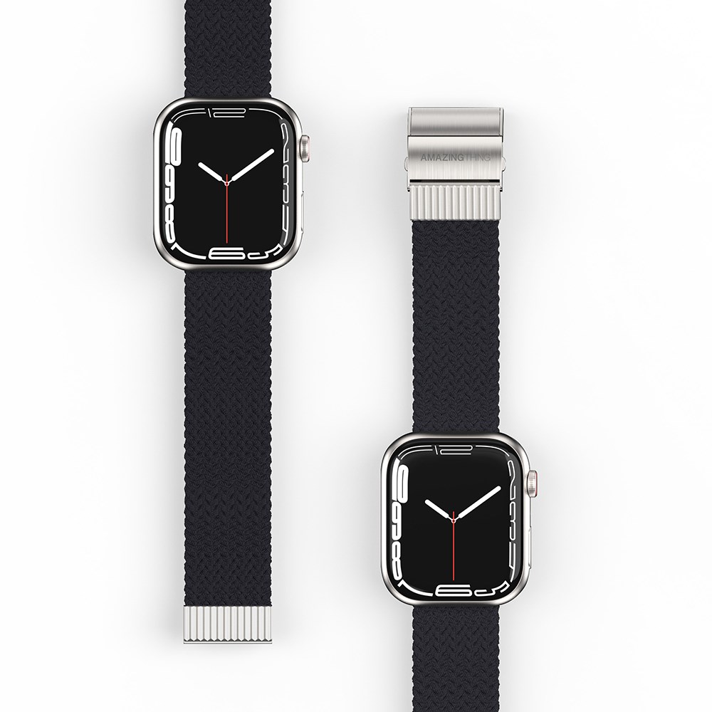 Apple Watch 7 41mm Amazingthing Titan Weave Örgü Sport Kordon
