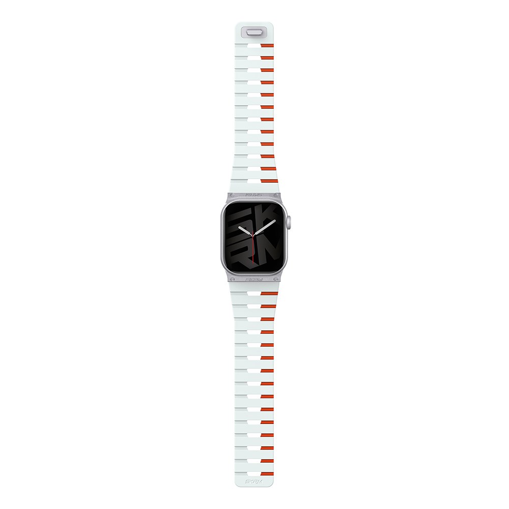 Apple Watch 7 41mm Skinarma Gemini Serisi TPU Magnetik Silikon Kordon
