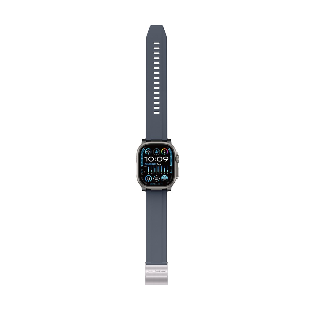 Apple Watch 7 45mm Amazingthing Titan Chrono Silikon Kordon
