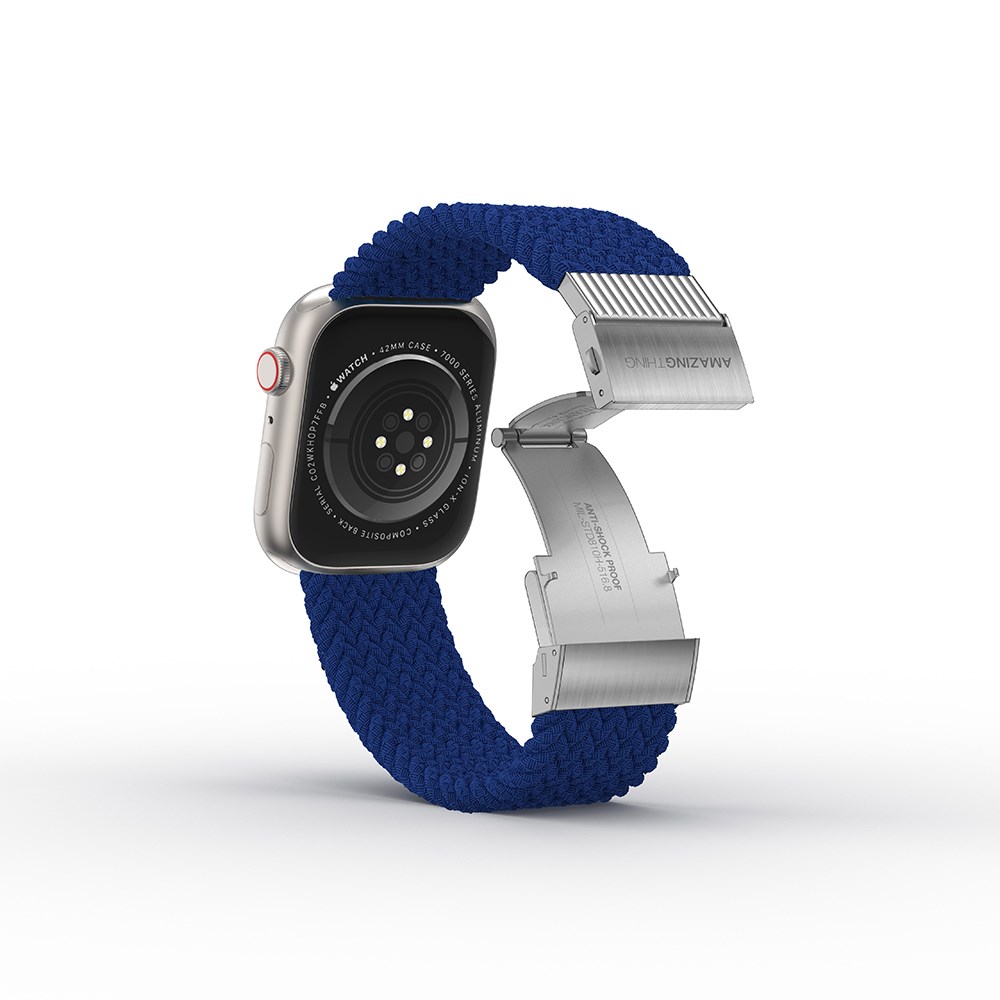 Apple Watch 7 45mm Amazingthing Titan Weave Örgü Sport Kordon