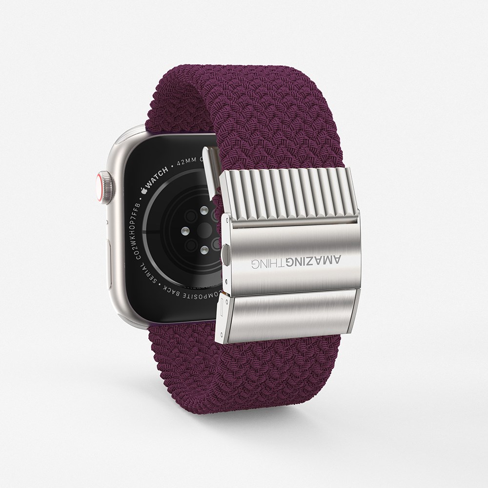 Apple Watch 7 45mm Amazingthing Titan Weave Örgü Sport Kordon
