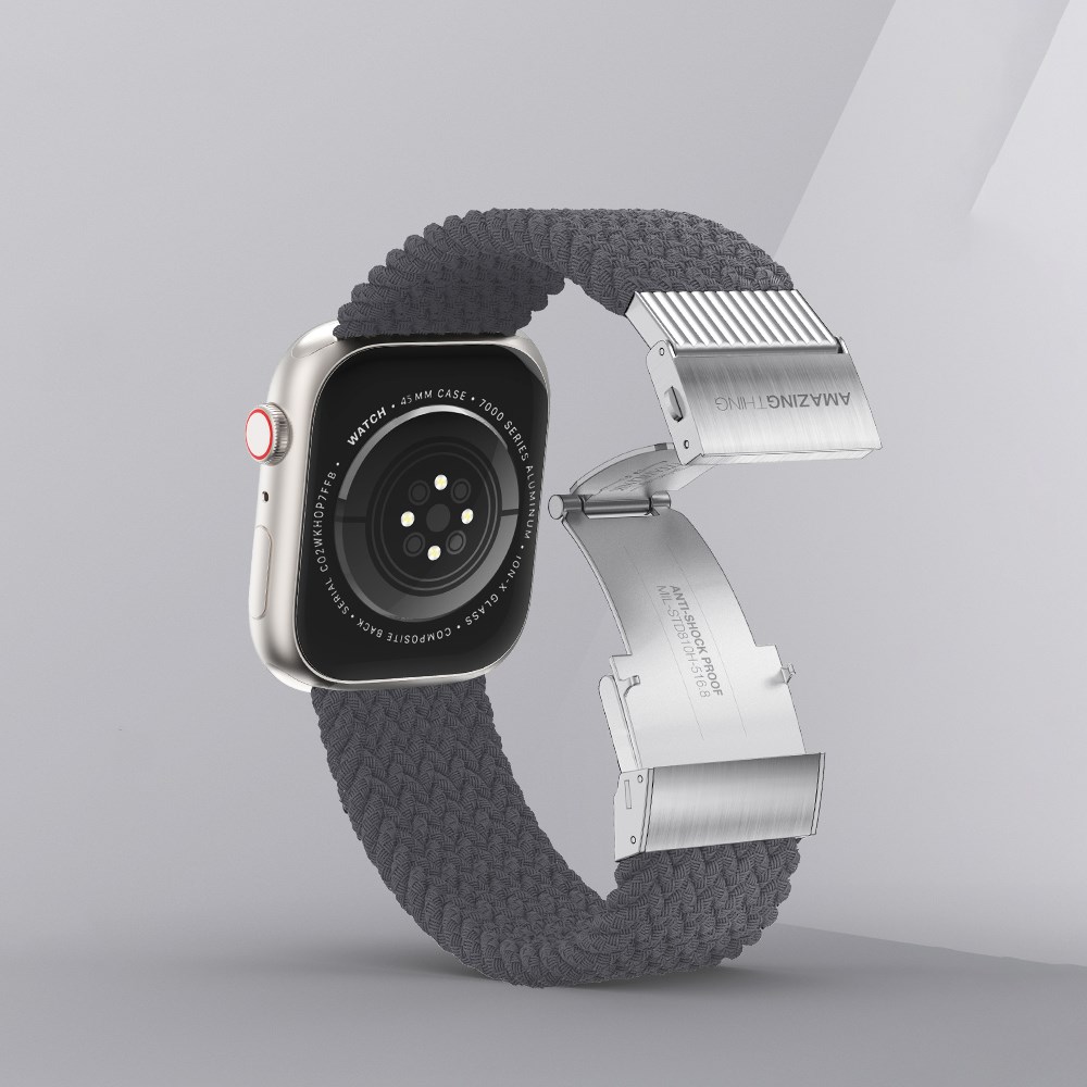 Apple Watch 7 45mm Amazingthing Titan Weave 2 Sport Örgü Kordon