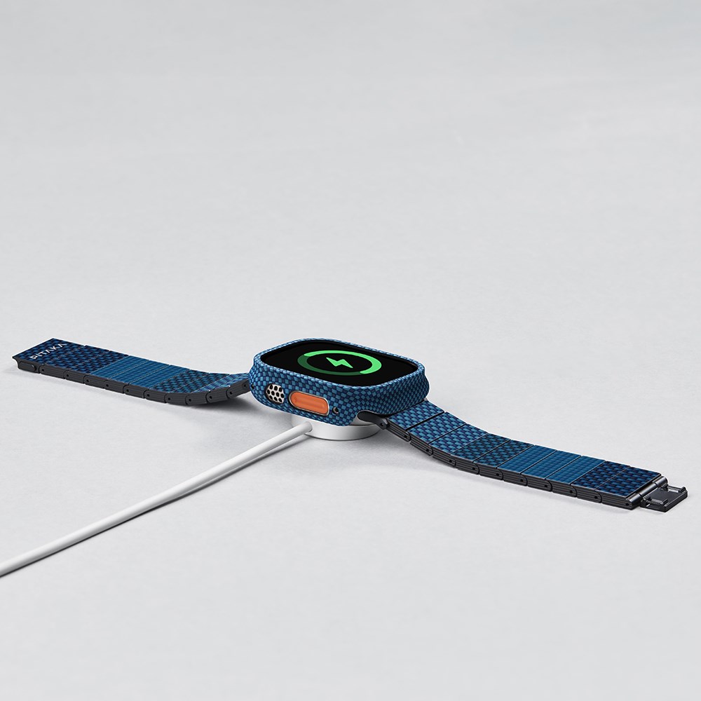 Apple Watch Ultra 49mm 600D Aramid Fiber Classic Serisi Kasa Koruyucu Pitaka Air Case