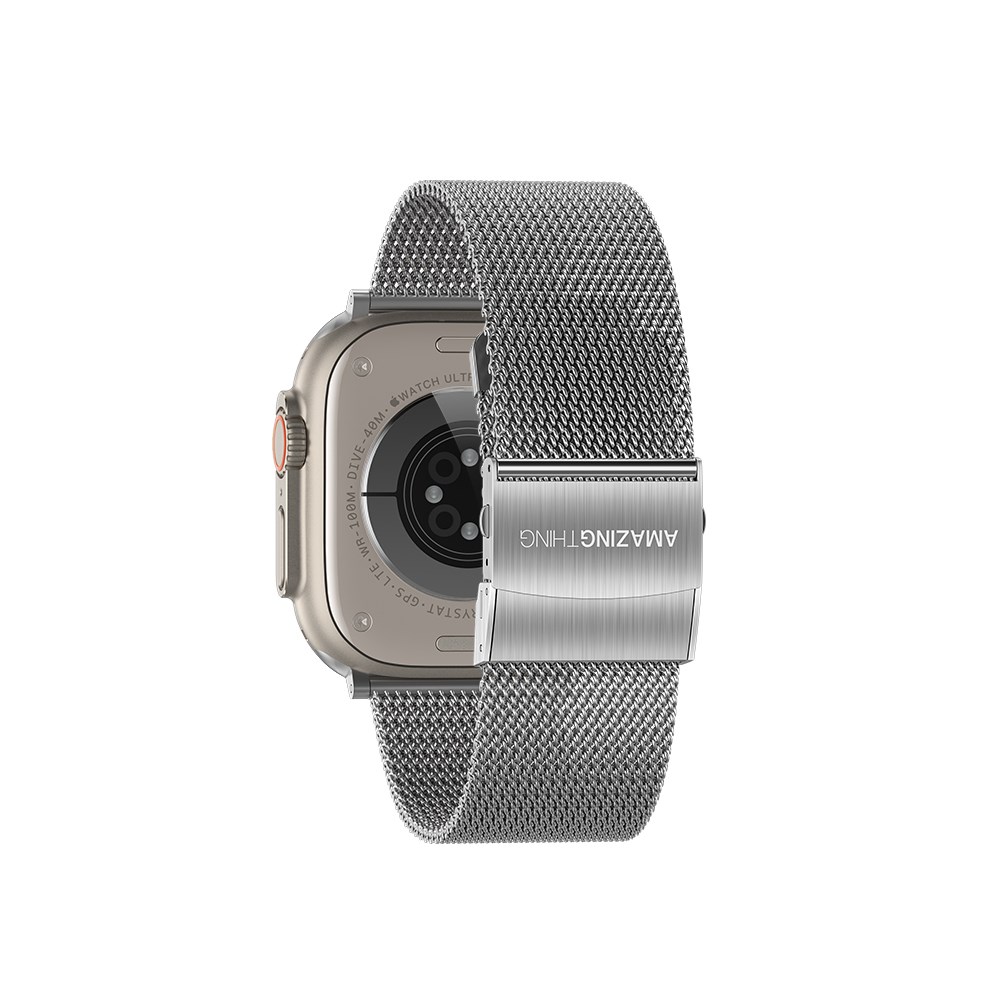 Apple Watch Ultra 49mm Amazing Thing Titan Metal Hasır Kordon