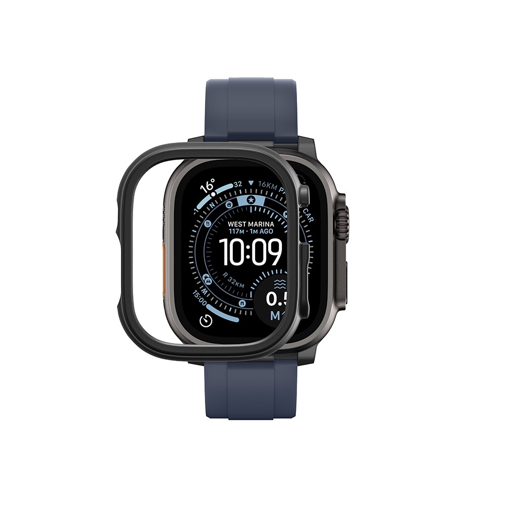 Apple Watch Ultra 49mm Amazingthing Radix Minimal FullGuard Sert PC Kasa ve Ekran Koruyucu