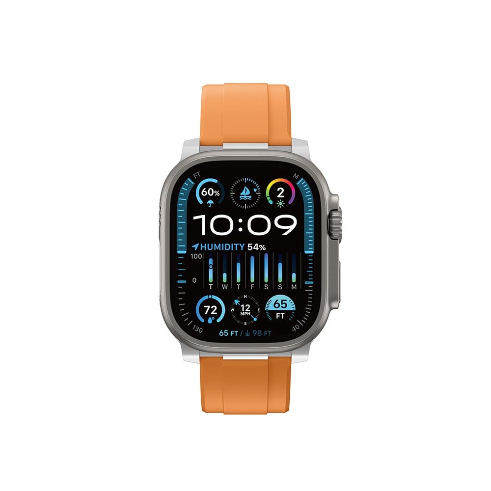 Apple Watch Ultra 49mm Amazingthing Titan Chrono Silikon Kordon