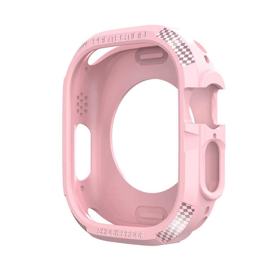Apple Watch Ultra 49mm Silikon TPU Kasa Koruyucu Zore Watch Gard 17