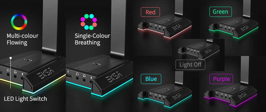 Eksa W1 7.1 Surround 3D Ses Dönüştürücü Kulaklık Standı