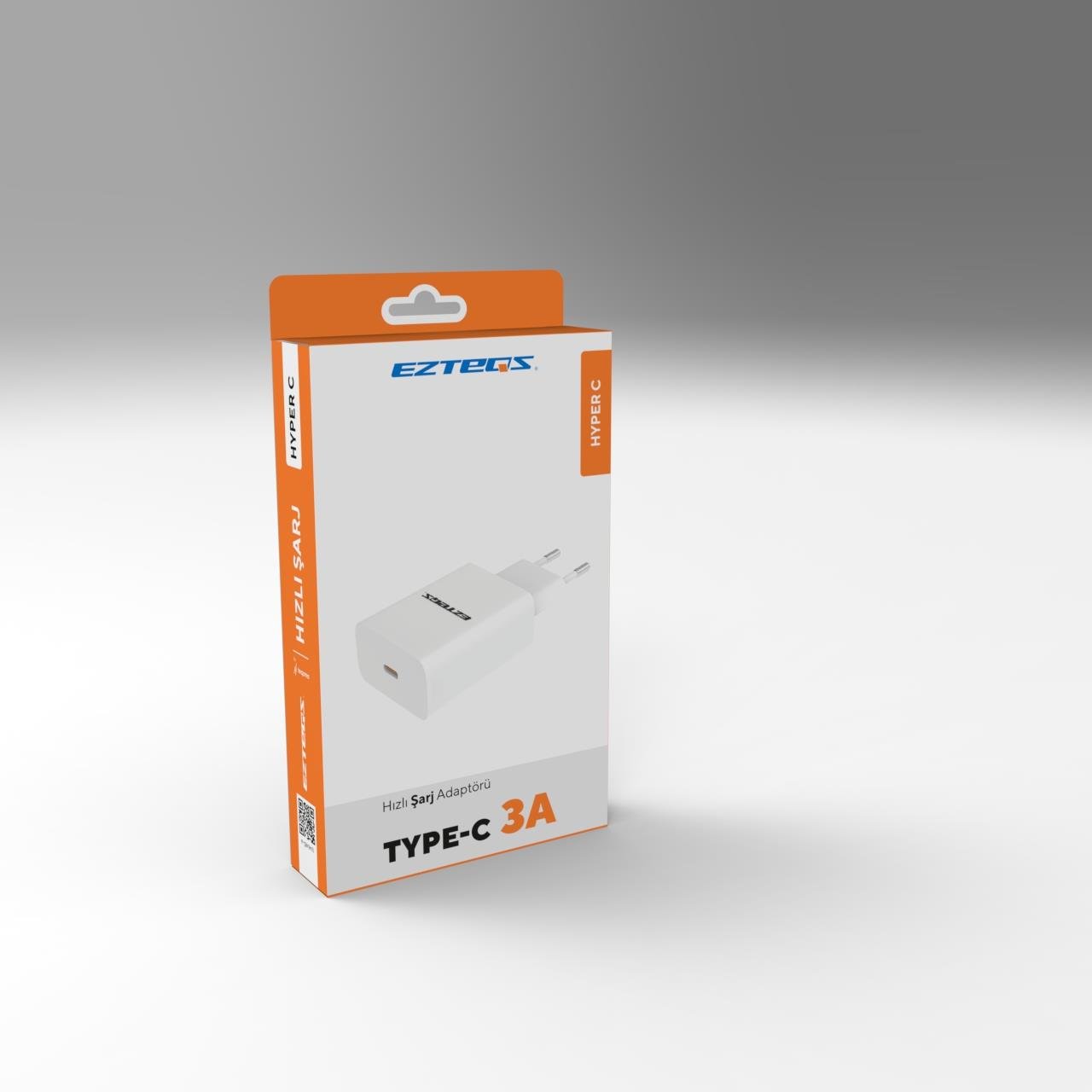 EZTEQS HYPER C Type-C Hızlı Şarj Adaptörü 20W