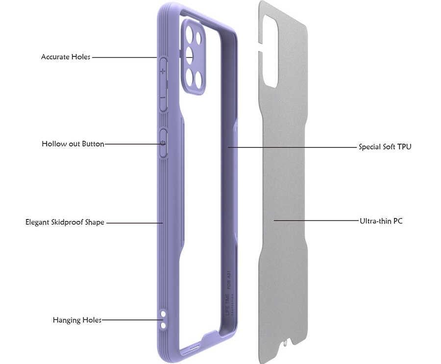 Galaxy A31 Kılıf Zore Parfe Kapak