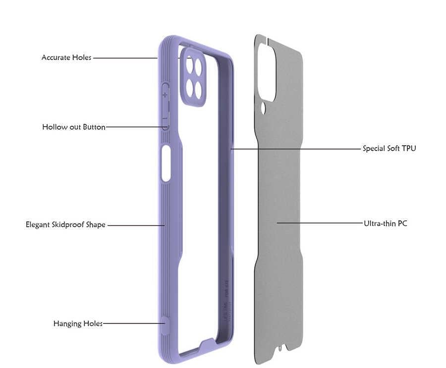 Galaxy M12 Kılıf Zore Parfe Kapak