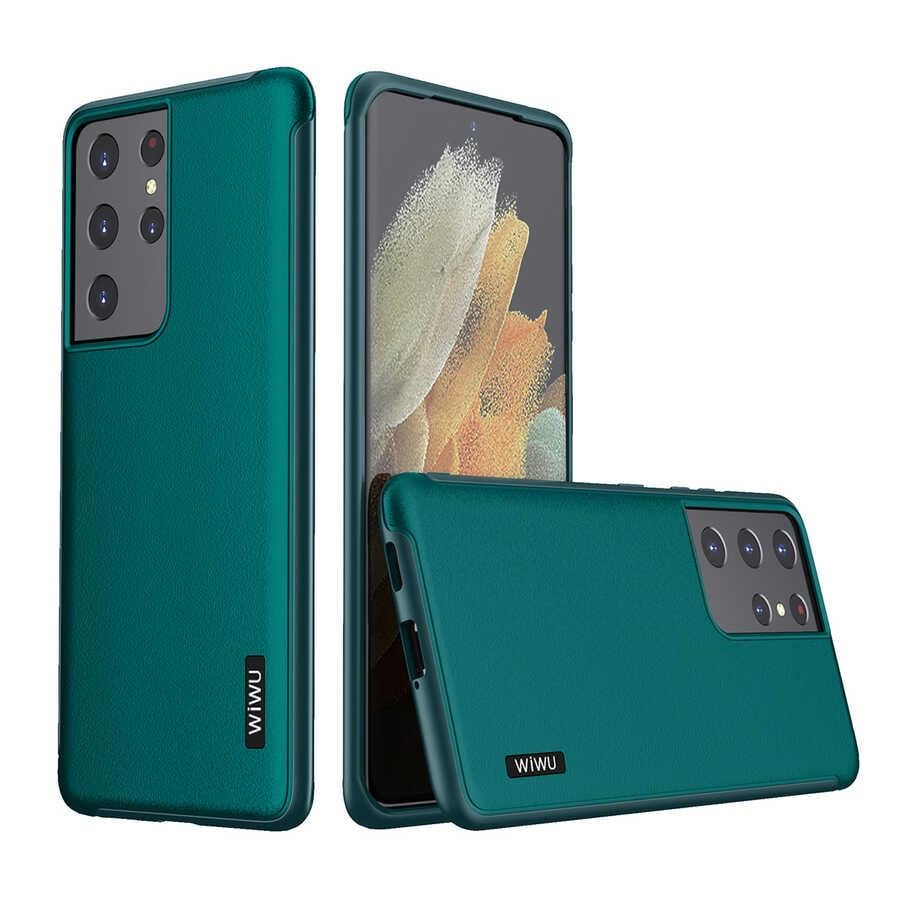 Galaxy S21 Ultra Kılıf ​​​​​Wiwu Sand Stone Kapak