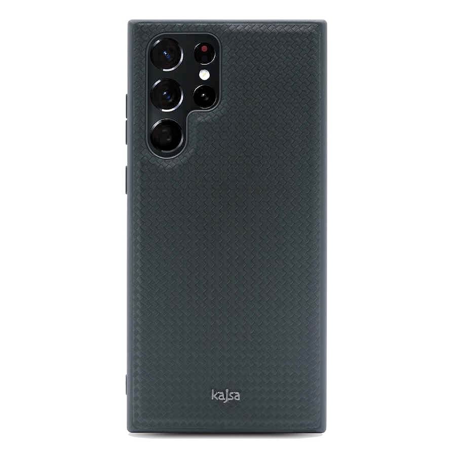 Galaxy S22 Ultra Kılıf Kajsa Preppie Serisi Dark Kapak