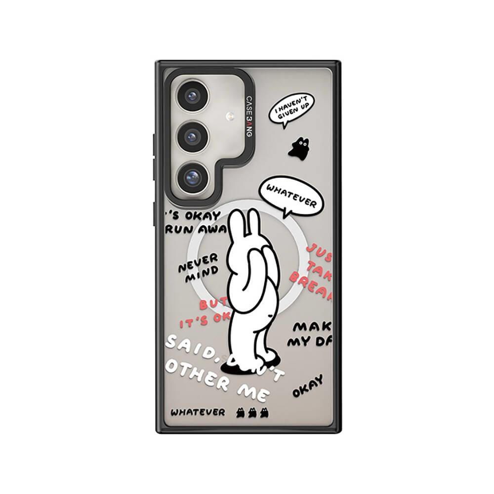 Galaxy S24 M-safe Şarj Özellikli Casebang Chill Out Serisi Mıknatıslı Arka Panel