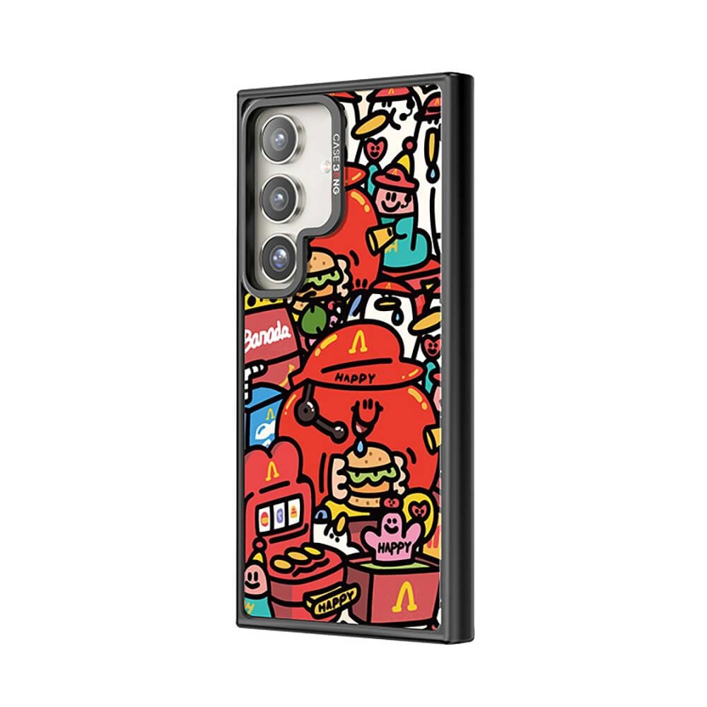 Galaxy S24 M-safe Şarj Özellikli Casebang Ahhey Serisi Arka Panel