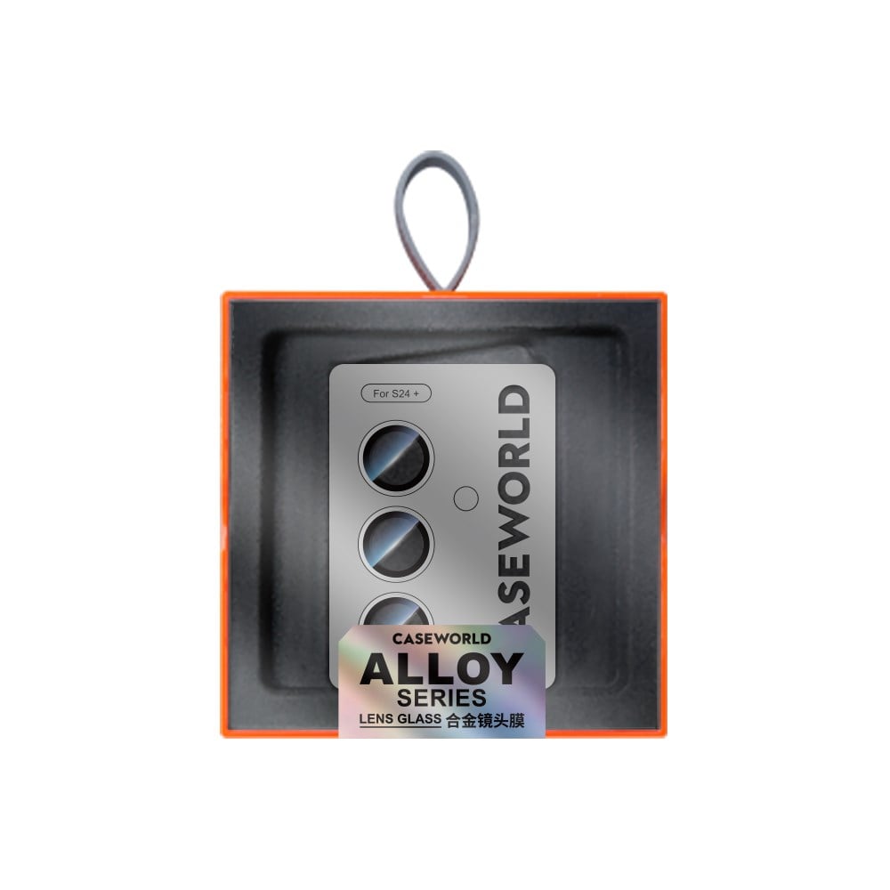 Galaxy S24 Plus CaseWorld Alloy Serisi Oleofobik Anti Reflective Kamera Lens Koruyucu