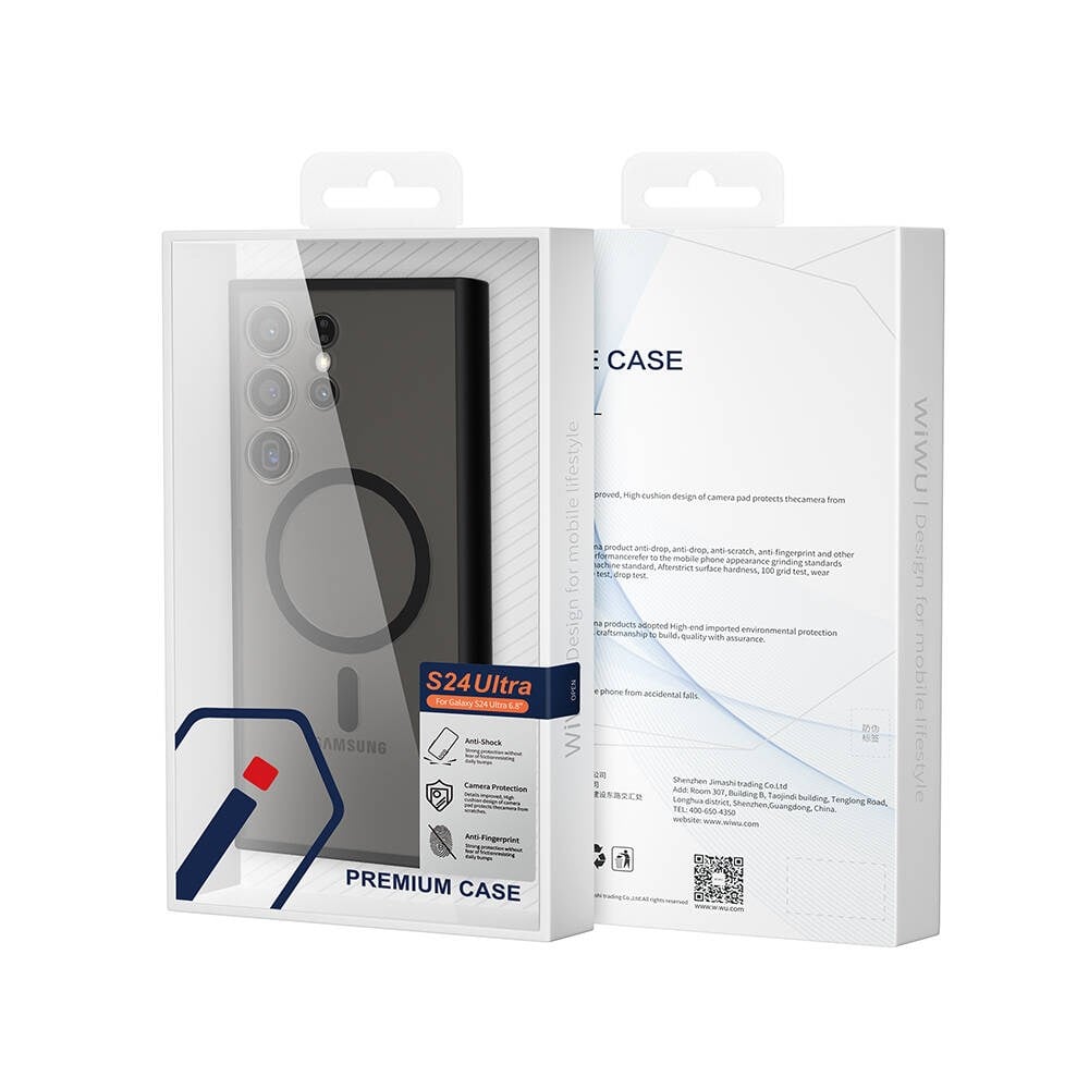 Galaxy S24 Plus Kılıf Wiwu FGG-024 M-safe Şarj Özellikli Lekelere Dayanıklı Kapak
