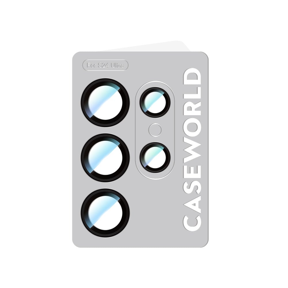 Galaxy S24 Ultra CaseWorld Alloy Serisi Oleofobik Anti Reflective Kamera Lens Koruyucu