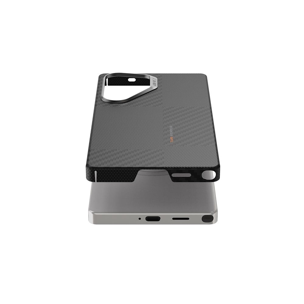Galaxy S25 Ultra Kılıf M-safe Şarj Özellikli 600D Metal Kamera Çerçeveli Raptic Aramid Fiber Croxx Mondrian Serisi Kapak