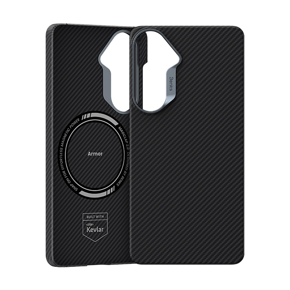 Galaxy S26 Kılıf Benks M-safe Şarj Özellikli Magnetik ArmorAir 600D Kevlar Fiber Kapak
