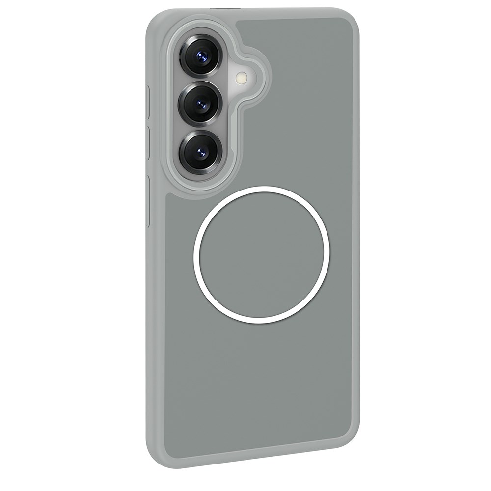 Galaxy S26 Plus Kılıf M-Safe Şarj Özellikli Metal Kamera Çerçeveli Zore Sanremo Silikon Kapak