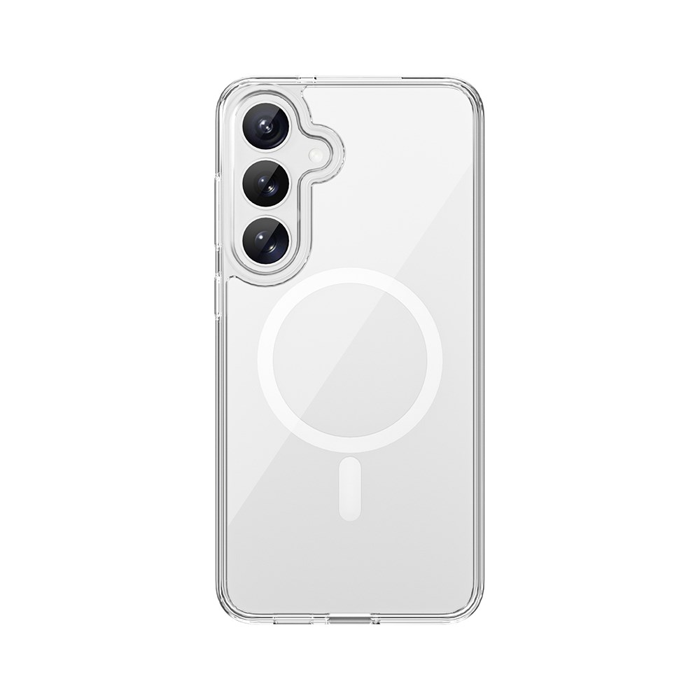 Galaxy S26 Plus Kılıf Wiwu MCC-101 iShield Pro Serisi M-safe Şarj Özellikli Crystal Sert PC Kapak