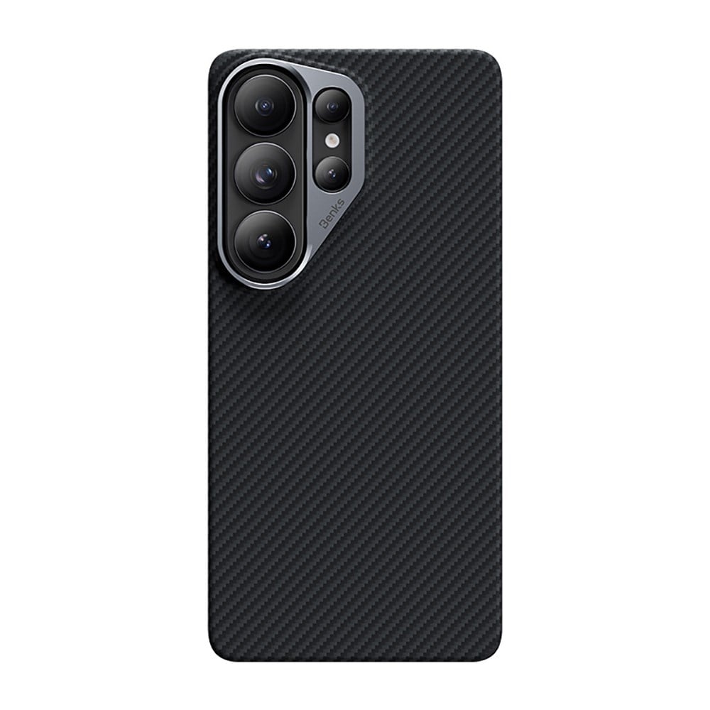 Galaxy S26 Ultra Kılıf Benks M-safe Şarj Özellikli Magnetik ArmorAir 600D Kevlar Fiber Kapak