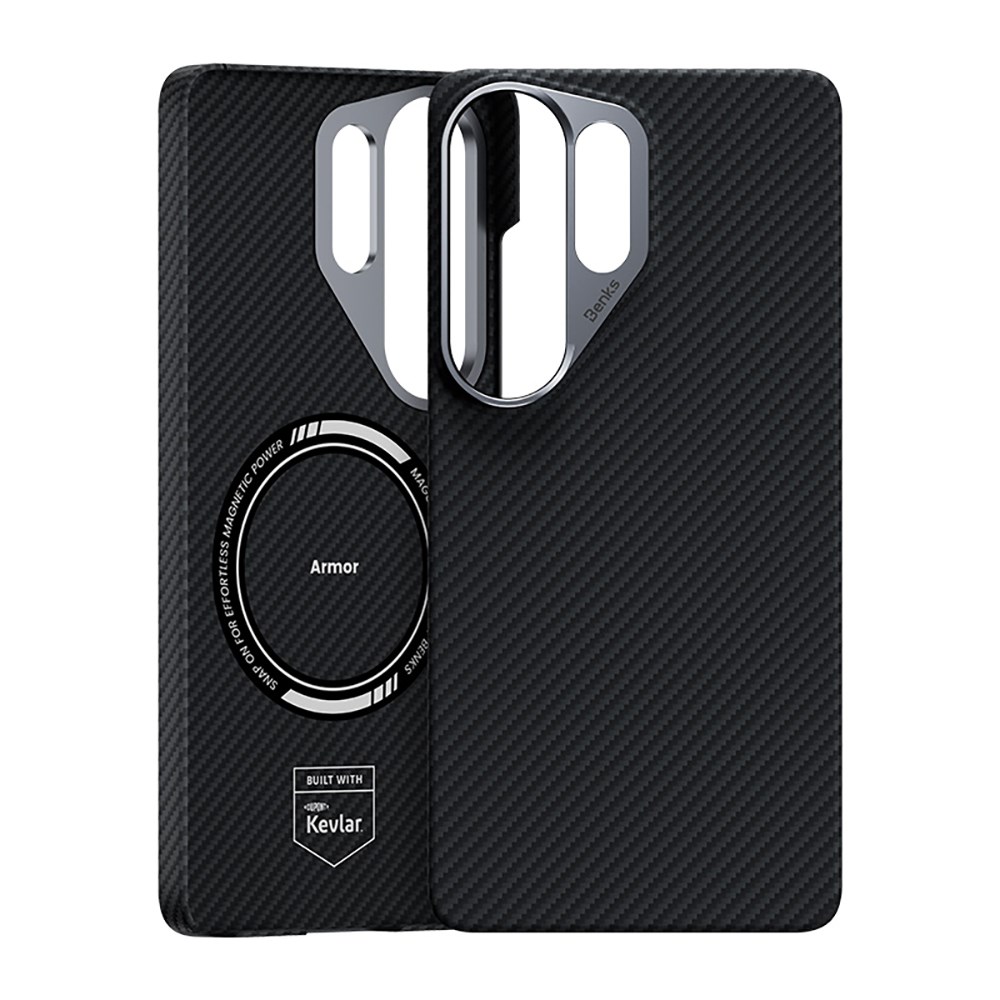 Galaxy S26 Ultra Kılıf Benks M-safe Şarj Özellikli Magnetik ArmorAir 600D Kevlar Fiber Kapak