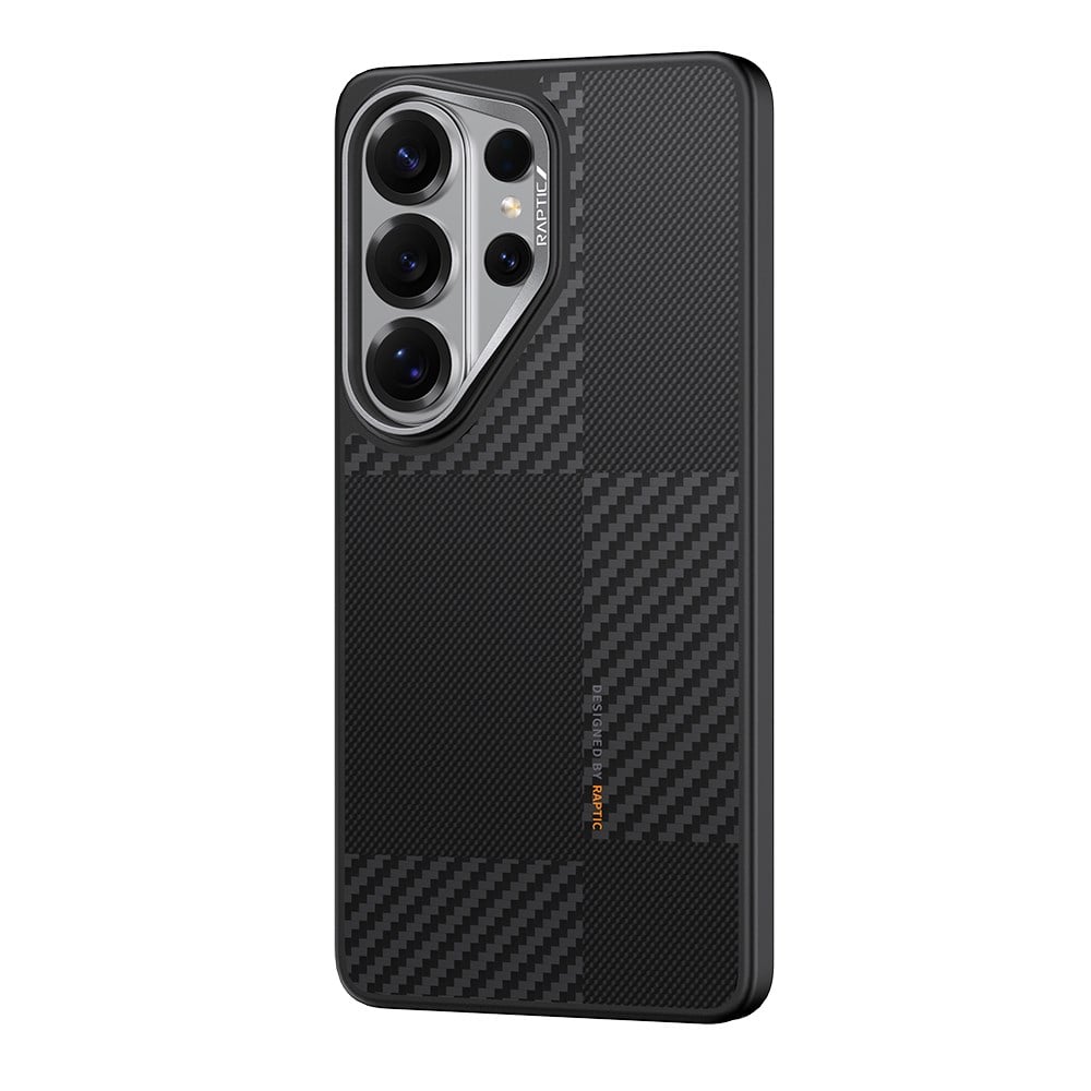 Galaxy S26 Ultra Kılıf M-safe Şarj Özellikli 600D Metal Kamera Çerçeveli Raptic Aramid Dual Serisi Kapak