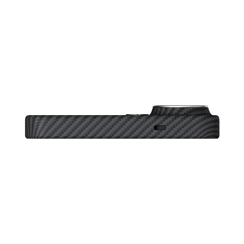 Galaxy S26 Ultra Kılıf M-safe Şarj Özellikli 600D Aramid Fiber Pitaka Ultra-Slim Classic Serisi Black-Grey Twill Kapak