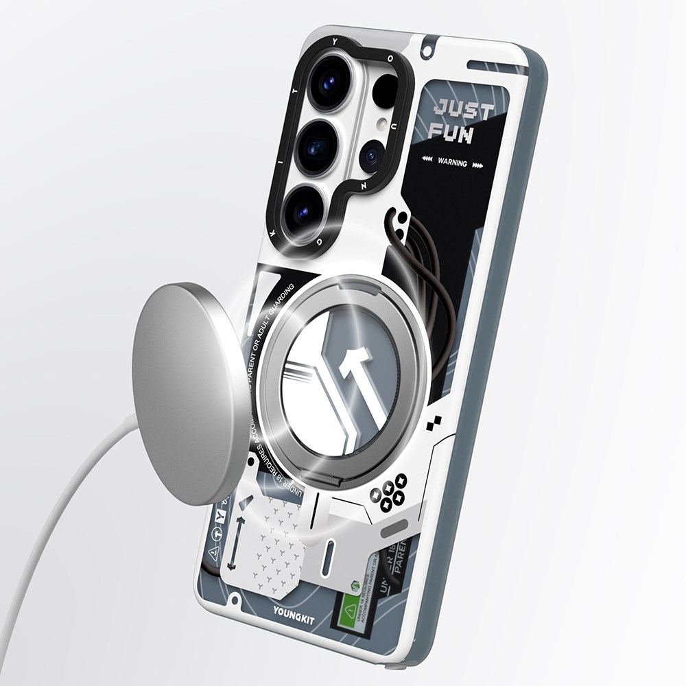 Galaxy S26 Ultra Kılıf M-safe Şarj Özellikli Youngkit Starship Serisi Kapak